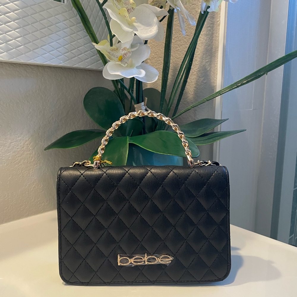 BEBE top handle crossbody purse